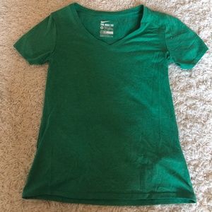 Nike green running shirt (XS)